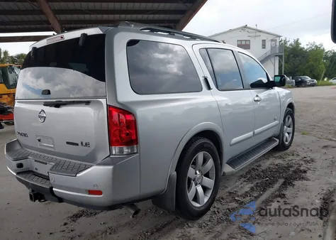 2008 Nissan Armada Le из США, поврежденный, VIN 5N1BA08D08N627840